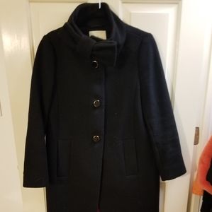 Bow, Funnel Neck, Kate Spade Coat, Size 4